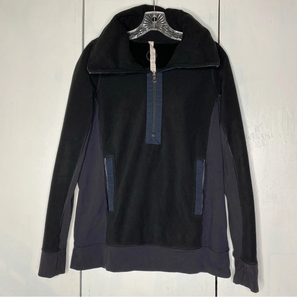 Lululemon half zip pullover fleece jacket size 6 - Picture 1 of 7